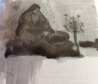 Painting by Assia, Burma, 1960 (Courtesy David Wevill). Reproduced from 'Lover of Unreason' by Yehuda Koren and Eilat Negev. 